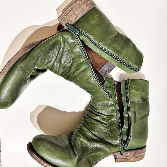 Miz Mooz "Lane" Ankle Bootie in Kiwi - Picture 6 of 10